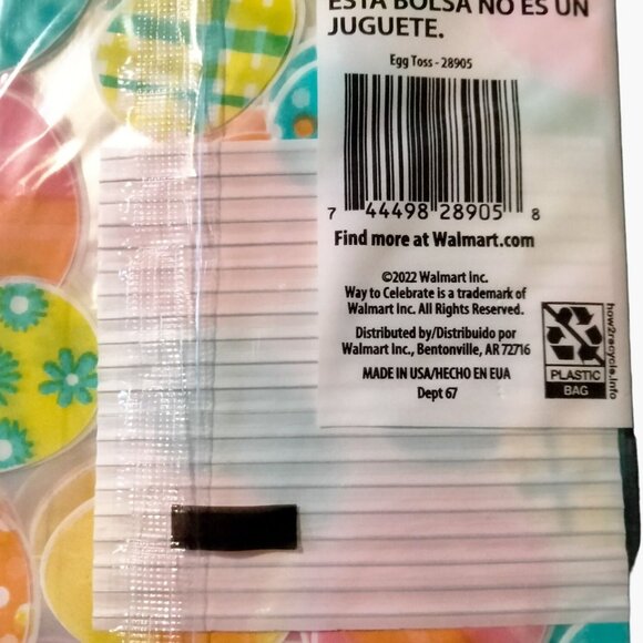 Way to Celebrate Easter Egg Treat Bags 20 Twist Ties Cookie Lot 2 - Picture 9 of 9